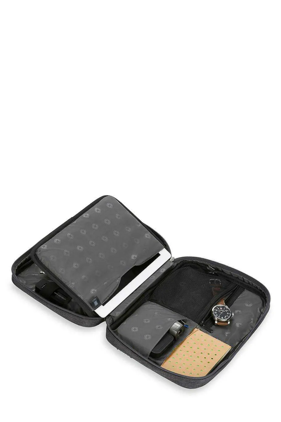swissgear__tablettech_portfolio_7-2.webp Fashion SWISSGEAR 2697 Tablet-Tech Portfolio Dark Gray Heather | Noir Satin