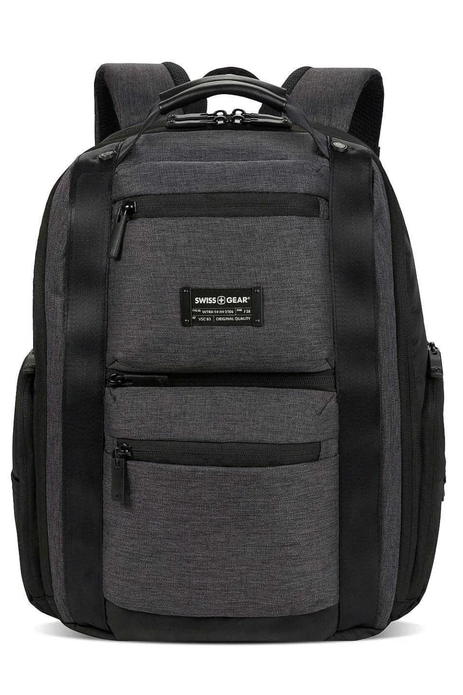 swissgear__usb_scansmart_laptop_backpack__gray_heatherblack_10.webp Best Sale SWISSGEAR 3671 Usb Scansmart Laptop Backpack - Gray Heather/Black