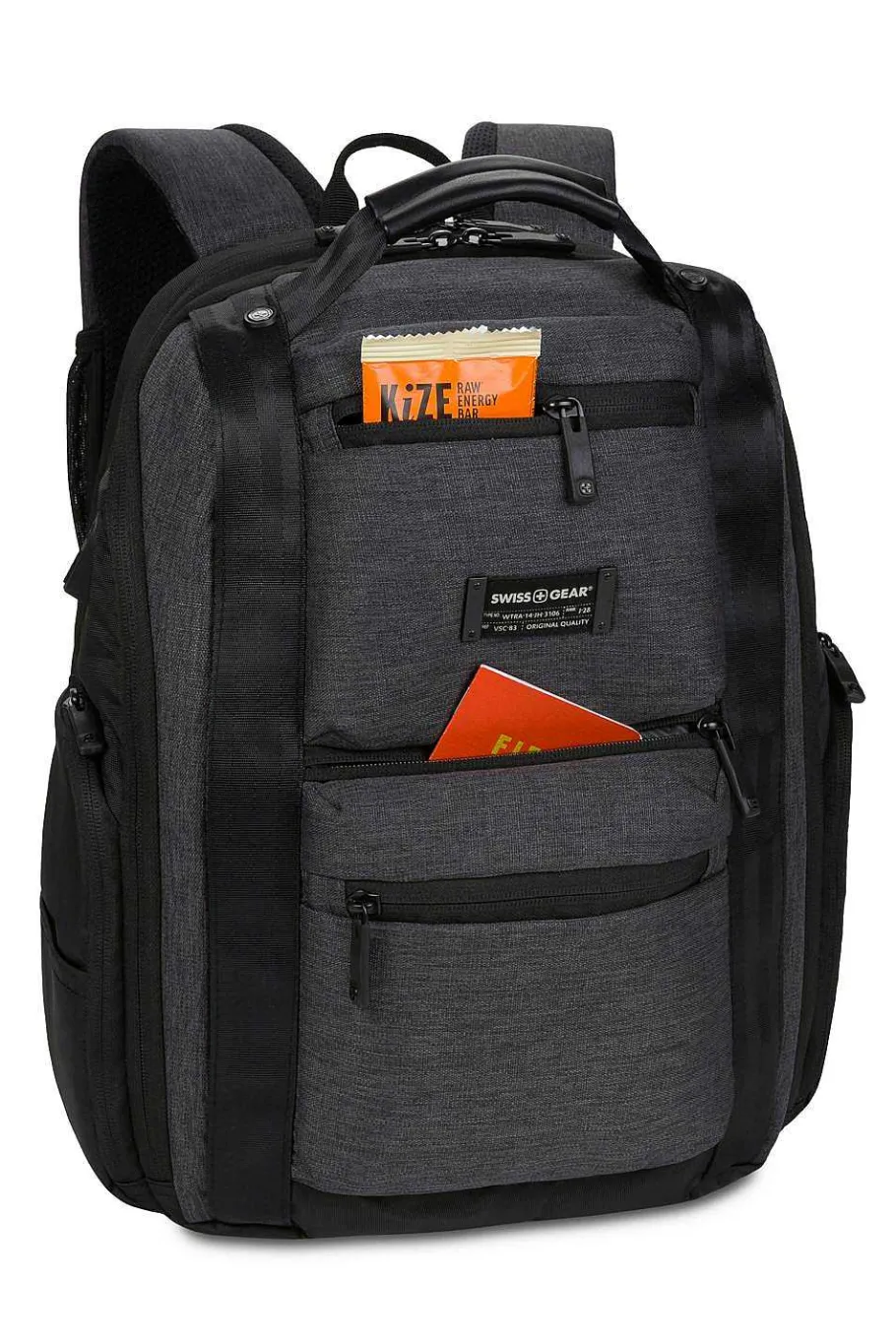 swissgear__usb_scansmart_laptop_backpack__gray_heatherblack_12.webp Best Sale SWISSGEAR 3671 Usb Scansmart Laptop Backpack - Gray Heather/Black