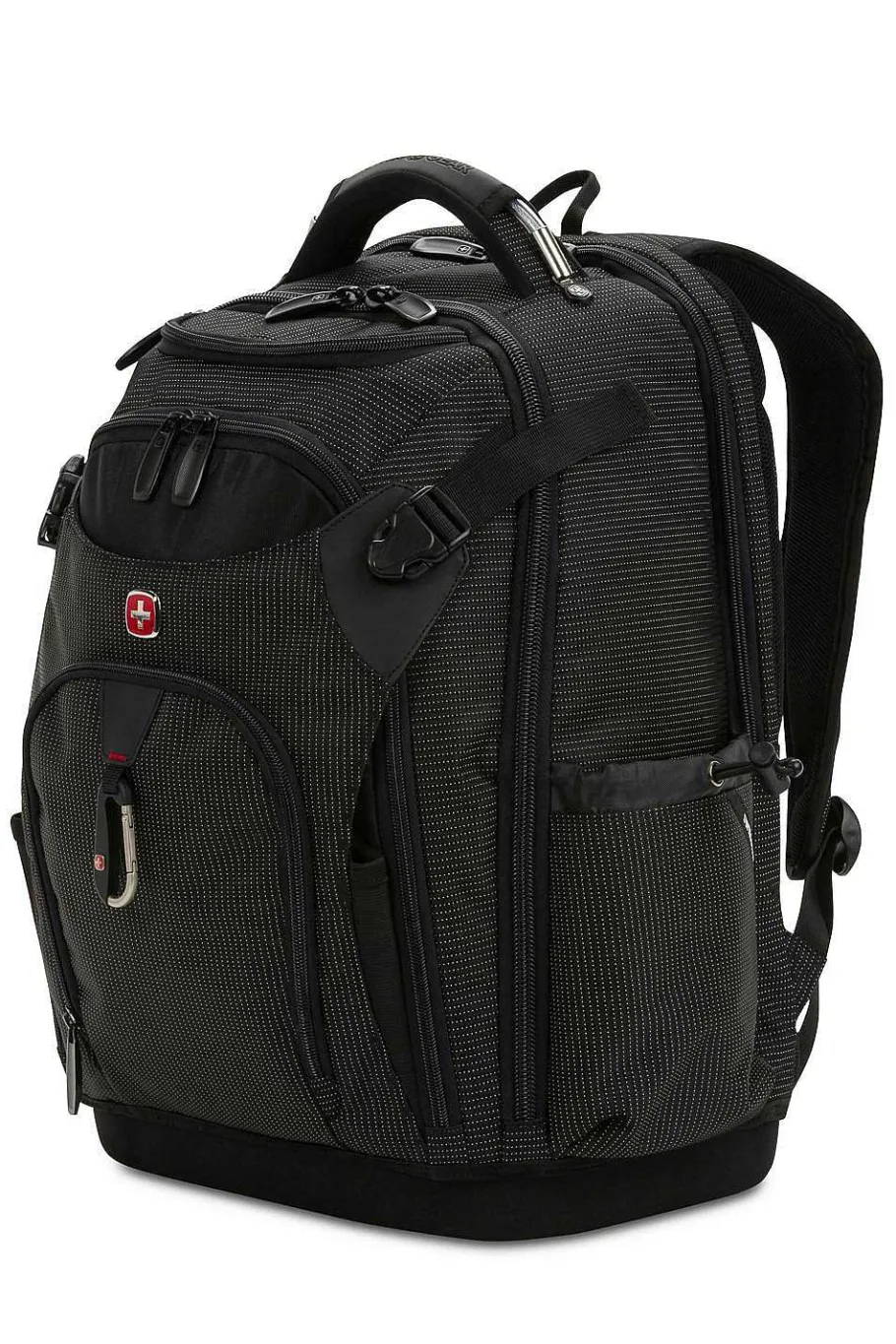 swissgear__usb_work_pack_pro_tool_backpack_11-1.webp Store SWISSGEAR 3636 Usb Work Pack Pro Tool Backpack Black Canvas | Black With White Dots | Brown Canvas
