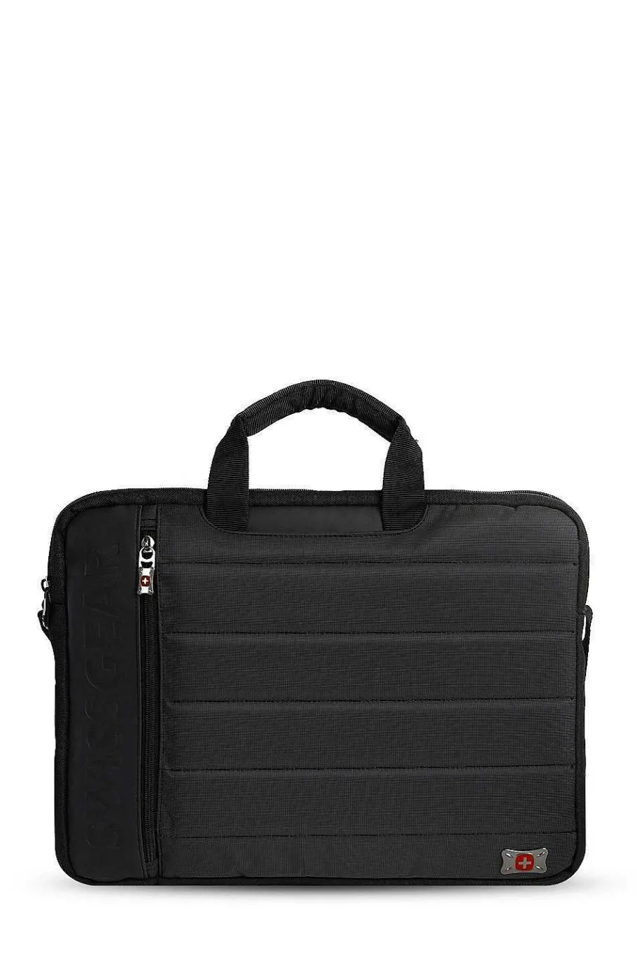swissgear_anthem__laptop_slimcase_bag__blackgray_6.webp Fashion SWISSGEAR Anthem 17" Laptop Slimcase Bag - Black/Gray