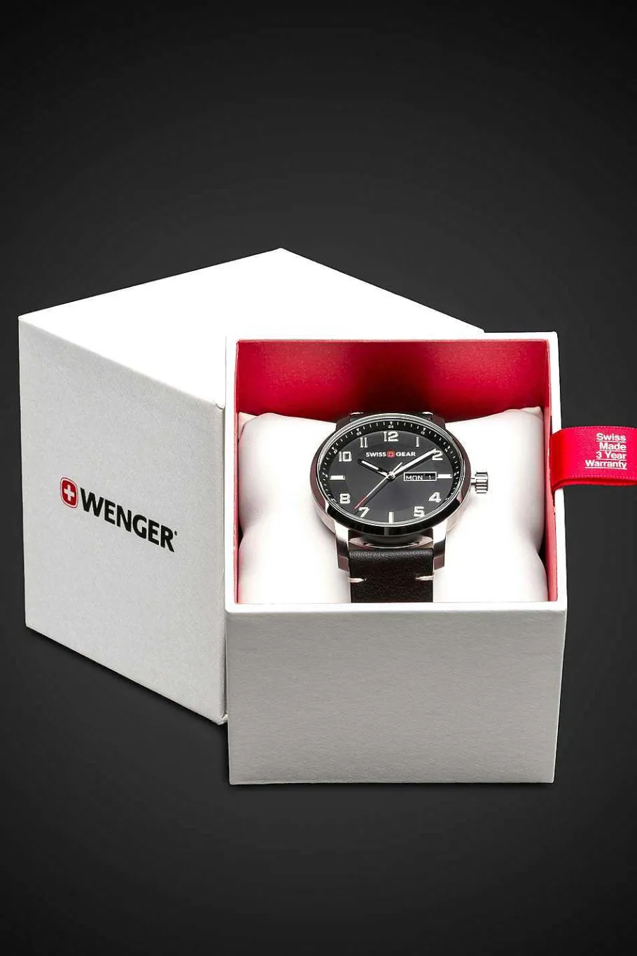 swissgear_legacy_watch__blacksilver_2.webp Outlet SWISSGEAR Legacy Watch - Black/Silver