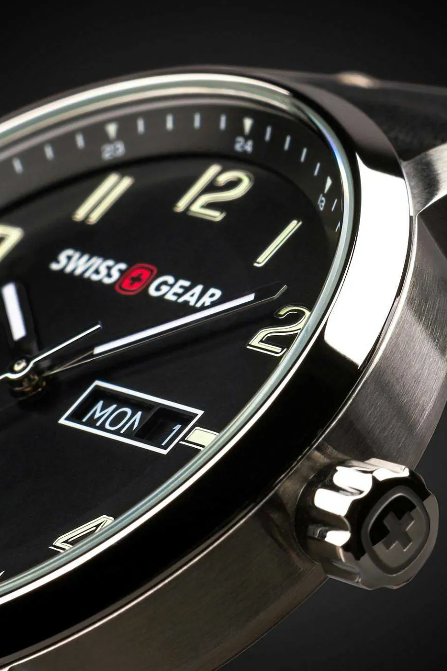 swissgear_legacy_watch__blacksilver_6.webp Outlet SWISSGEAR Legacy Watch - Black/Silver