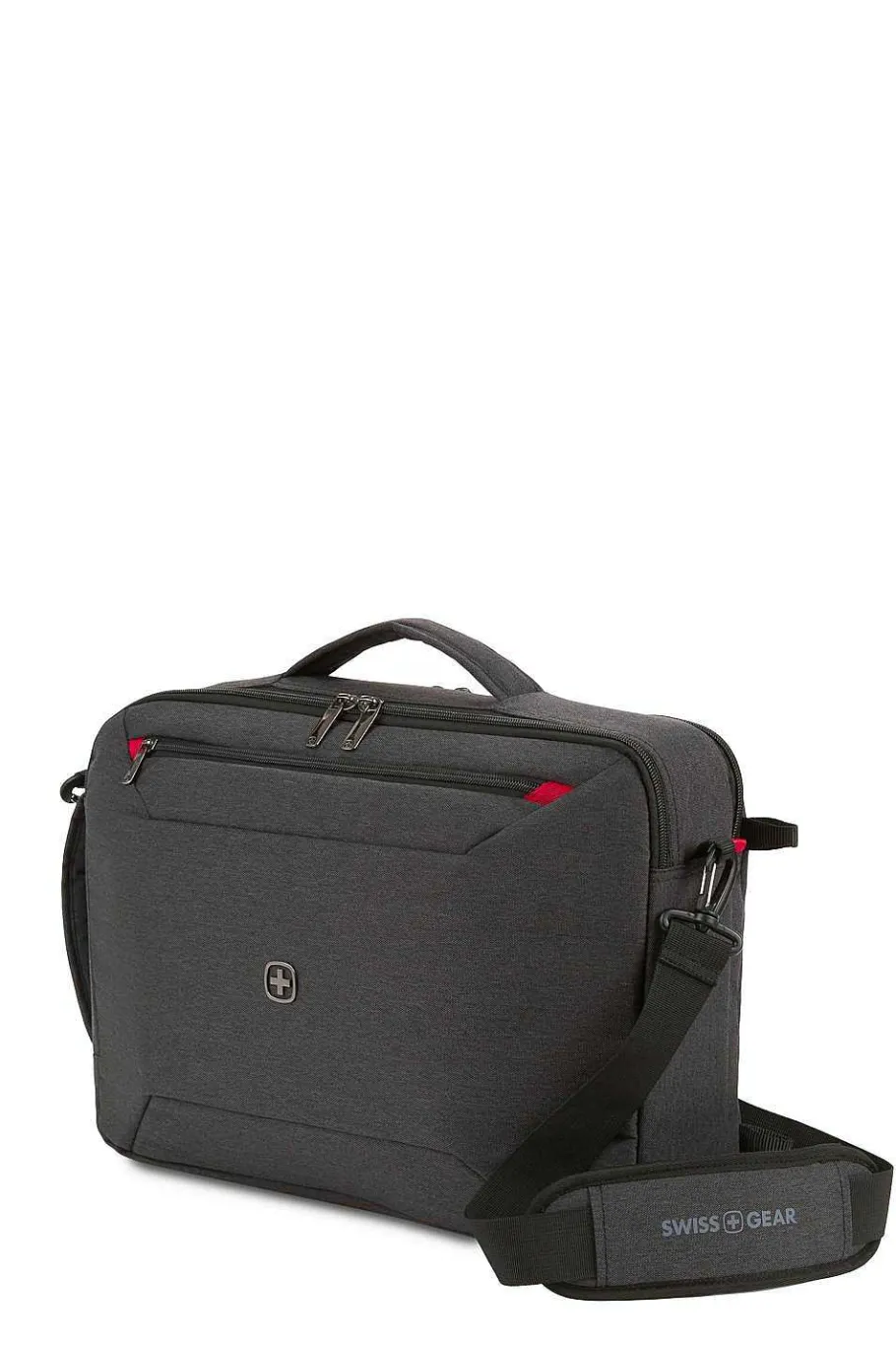 Cheap SWISSGEAR Mx Commute Hybrid Brief/Backpack - Charcoal Gray Heather