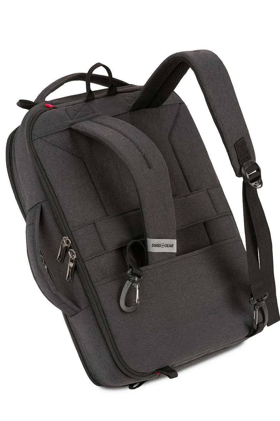 swissgear_mx_commute_hybrid_briefbackpack__charcoal_gray_heather_4.webp Cheap SWISSGEAR Mx Commute Hybrid Brief/Backpack - Charcoal Gray Heather