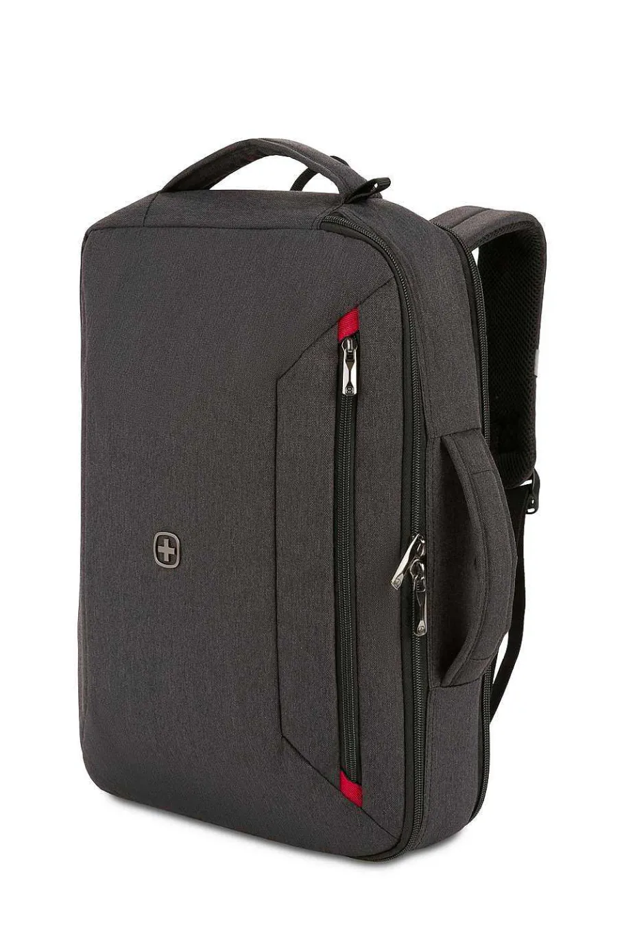 swissgear_mx_commute_hybrid_briefbackpack__charcoal_gray_heather_7.webp Cheap SWISSGEAR Mx Commute Hybrid Brief/Backpack - Charcoal Gray Heather