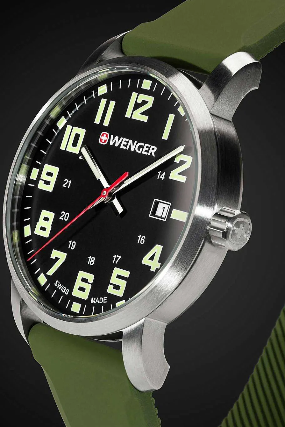 wenger_avenue_watch__stainless_steel_with_black_dial_and_green_silicone_strap_6-1.webp Hot SWISSGEAR Wenger Avenue Watch - Stainless Steel With Black Dial And Green Silicone Strap
