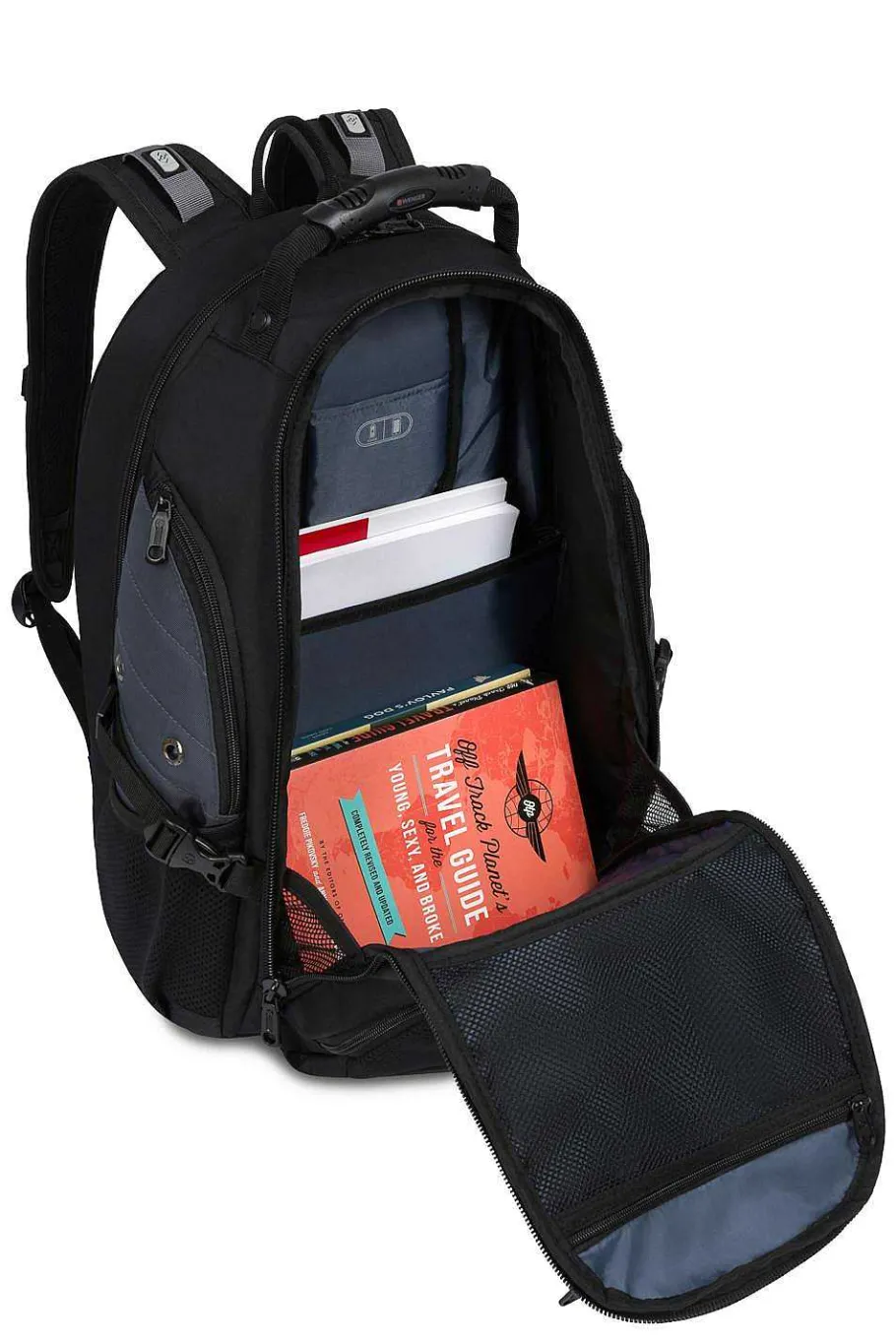 Flash Sale SWISSGEAR Wenger Legend Scansmart Laptop Backpack - Black/Gray