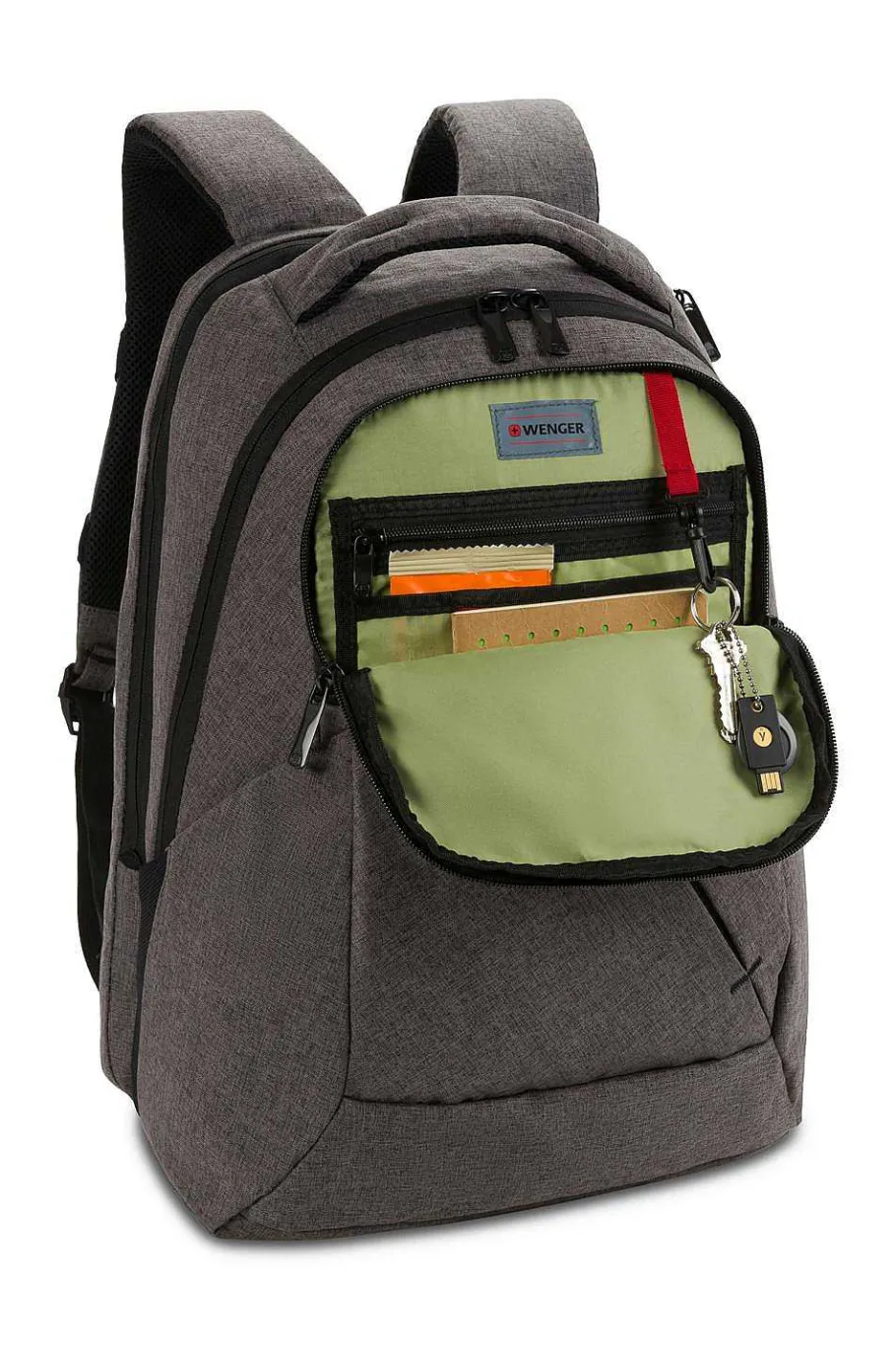 wenger_moveup__inch_laptop_backpack__charcoal_heather_3-1.webp Best Sale SWISSGEAR Wenger Moveup 16 Inch Laptop Backpack - Charcoal Heather