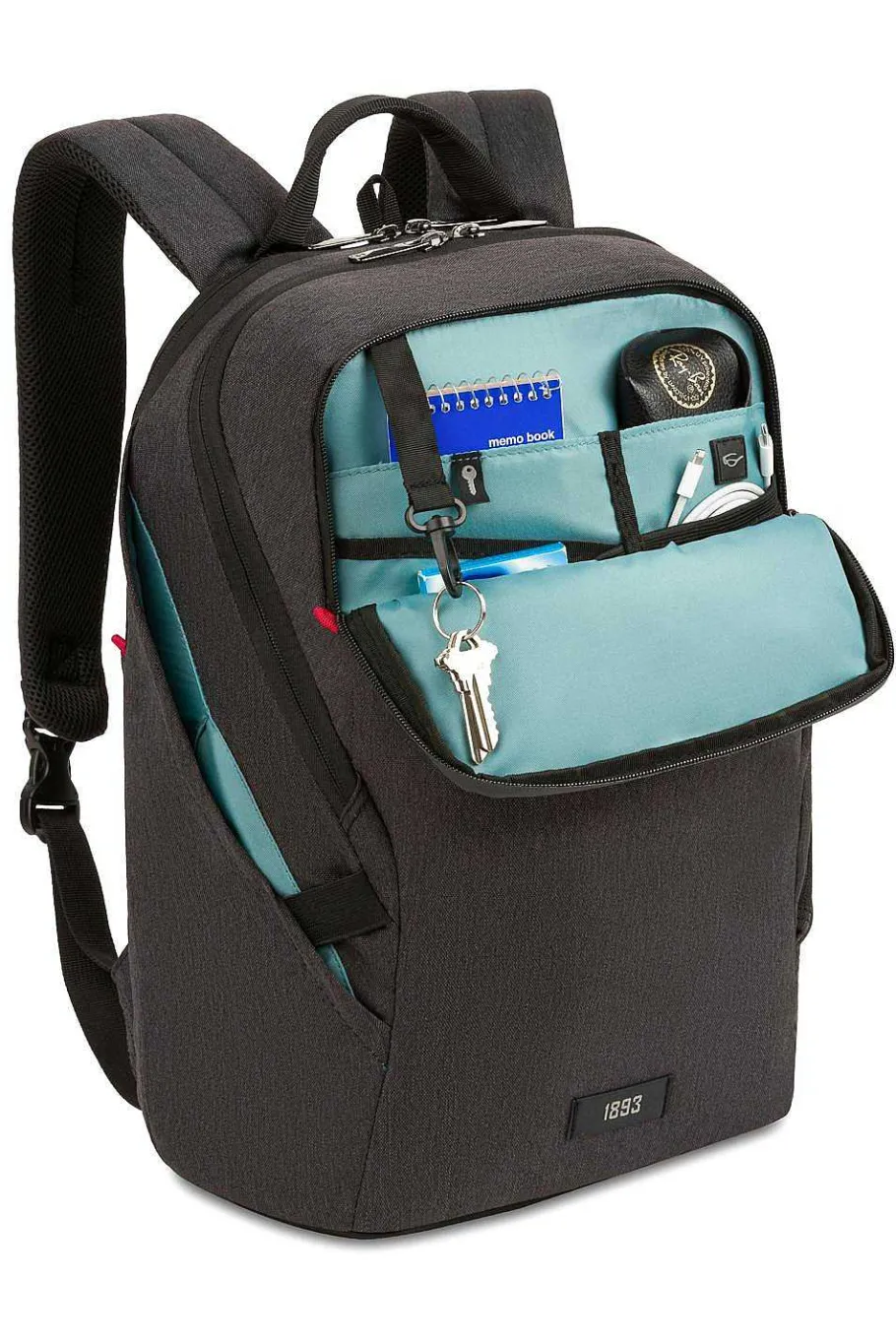 wenger_mx_light__laptop_backpack__charcoal_heather_2.webp New SWISSGEAR Wenger Mx Light 16" Laptop Backpack - Charcoal Heather