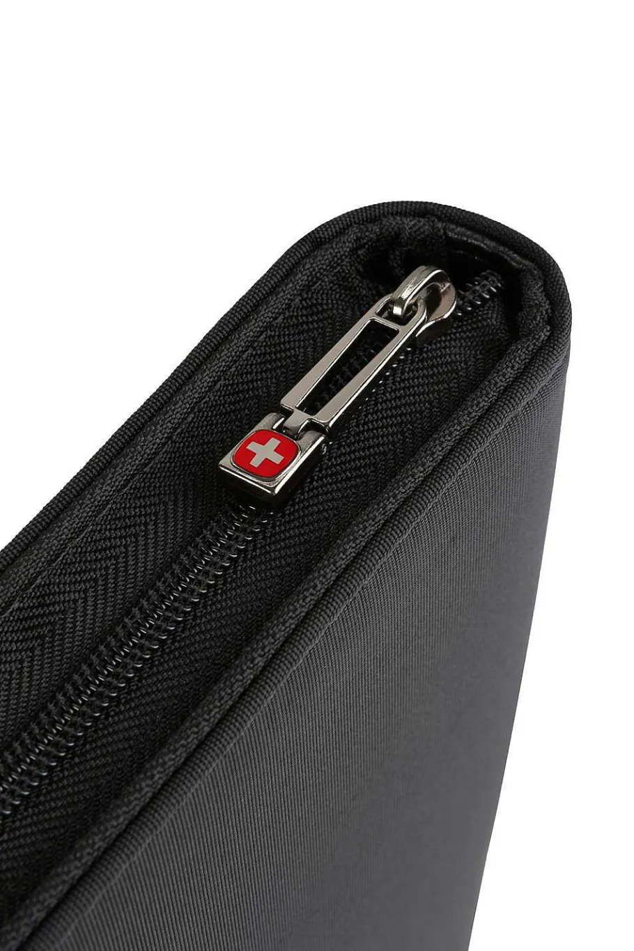 wenger_objective_zippered_padfolio__black_5-1.webp Shop SWISSGEAR Wenger Objective Zippered Padfolio - Black