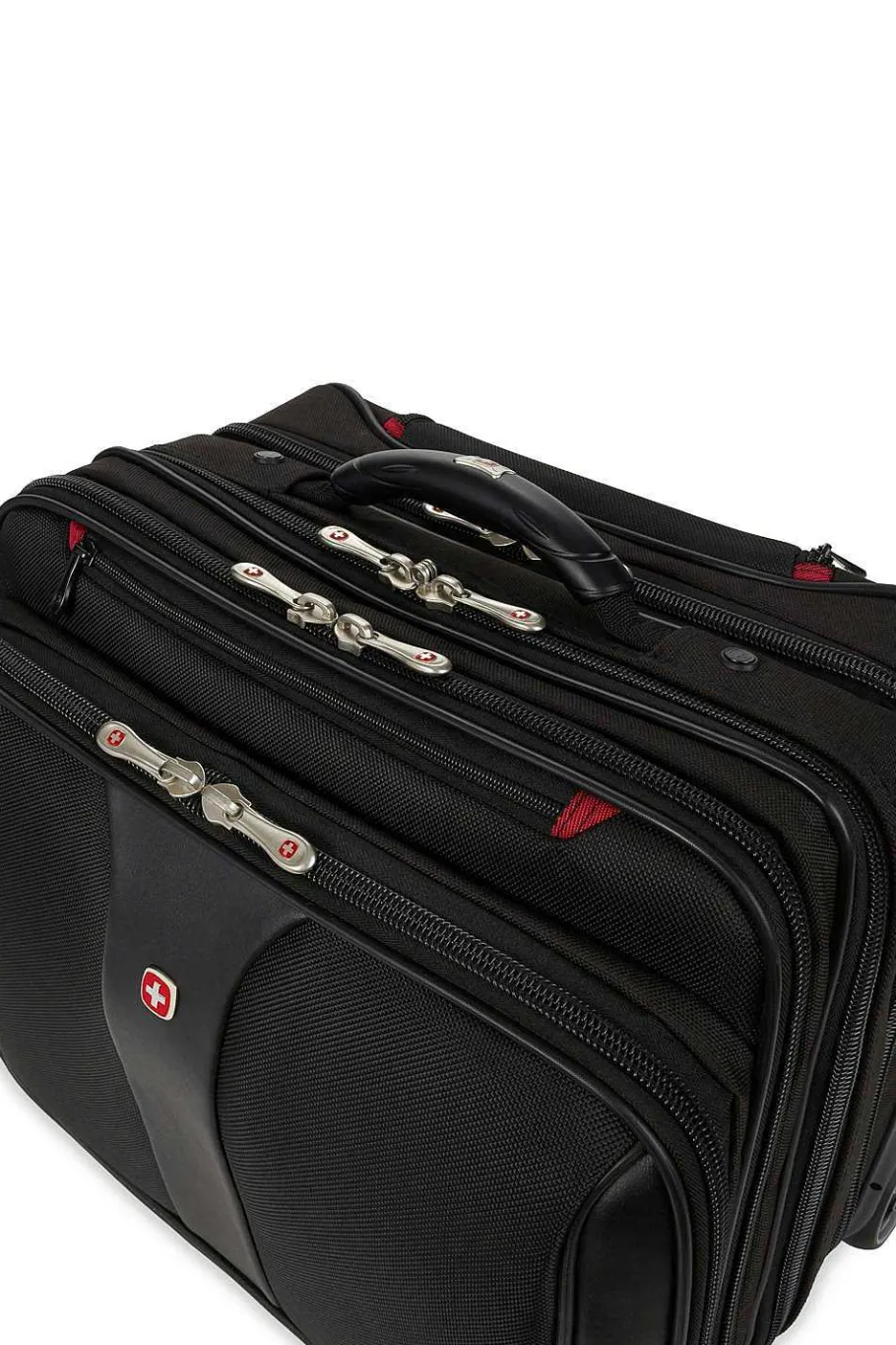Hot SWISSGEAR Wenger Patriot Wheeled Business Case With Removable Laptop Case - Black