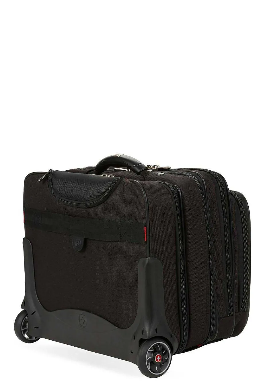 Hot SWISSGEAR Wenger Patriot Wheeled Business Case With Removable Laptop Case - Black