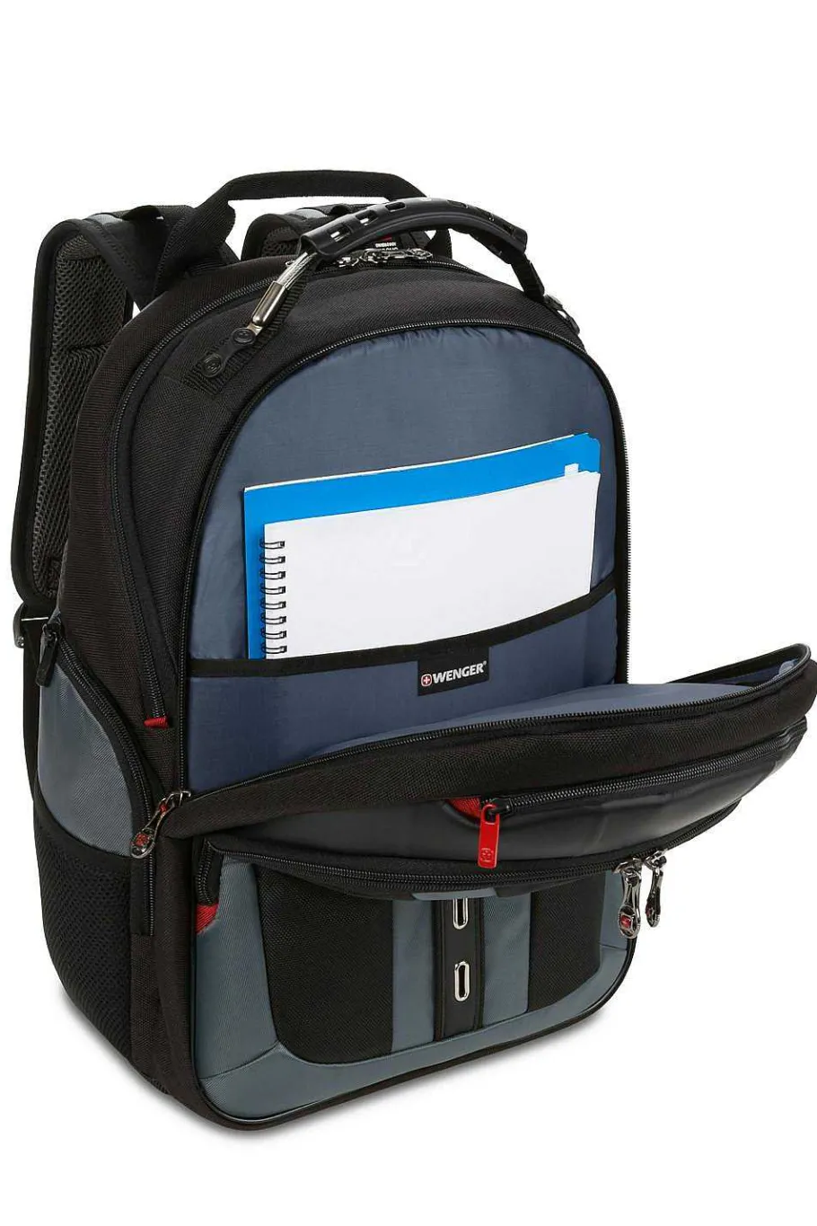 wenger_pegasus__inch_laptop_backpack__blackblue_7.webp Shop SWISSGEAR Wenger Pegasus 17 Inch Laptop Backpack - Black/Blue