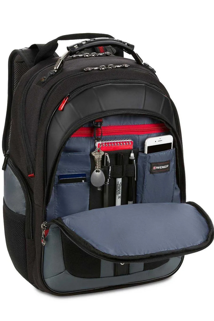 wenger_pegasus__inch_laptop_backpack__blackblue_9-3.webp Best SWISSGEAR Wenger Pegasus 17 Inch Laptop Backpack - Black/Blue