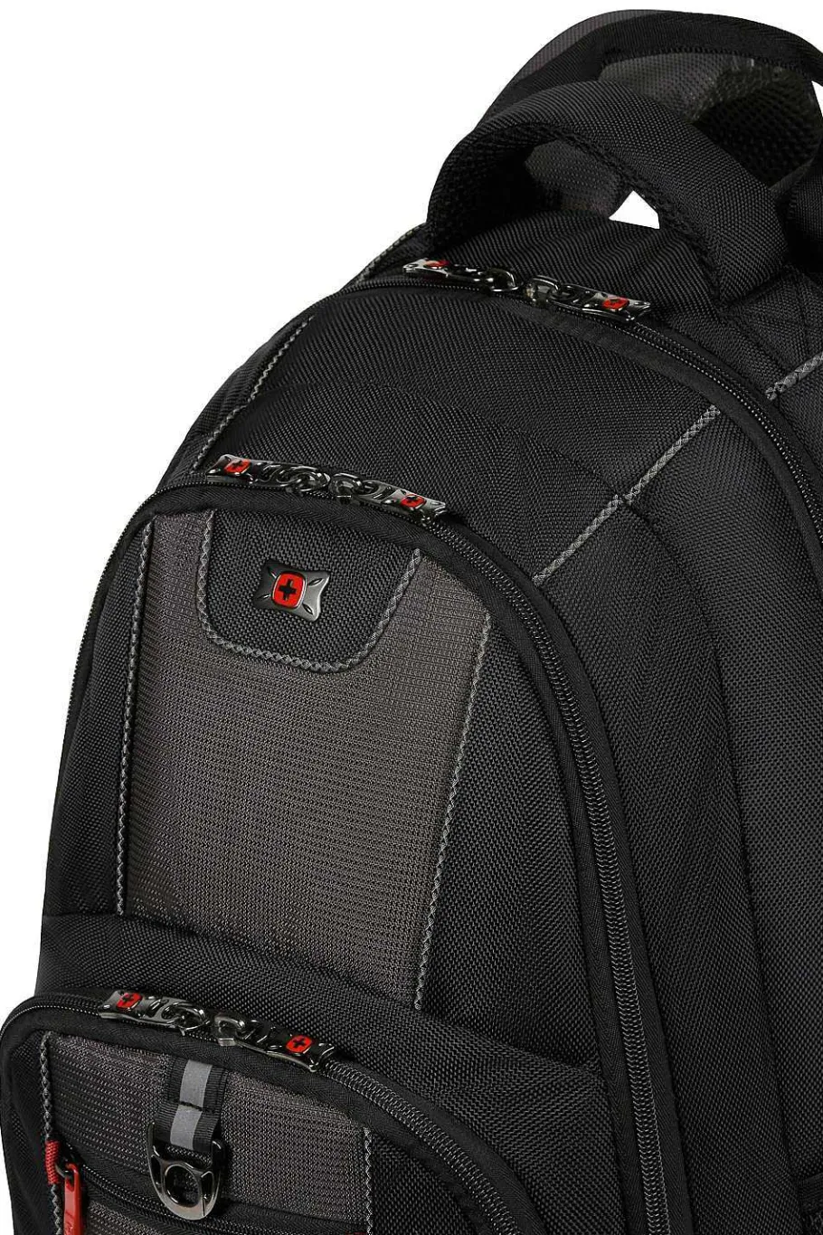 wenger_pillar__inch_laptop_backpack__blackgray_3.webp Fashion SWISSGEAR Wenger Pillar 16 Inch Laptop Backpack - Black/Gray