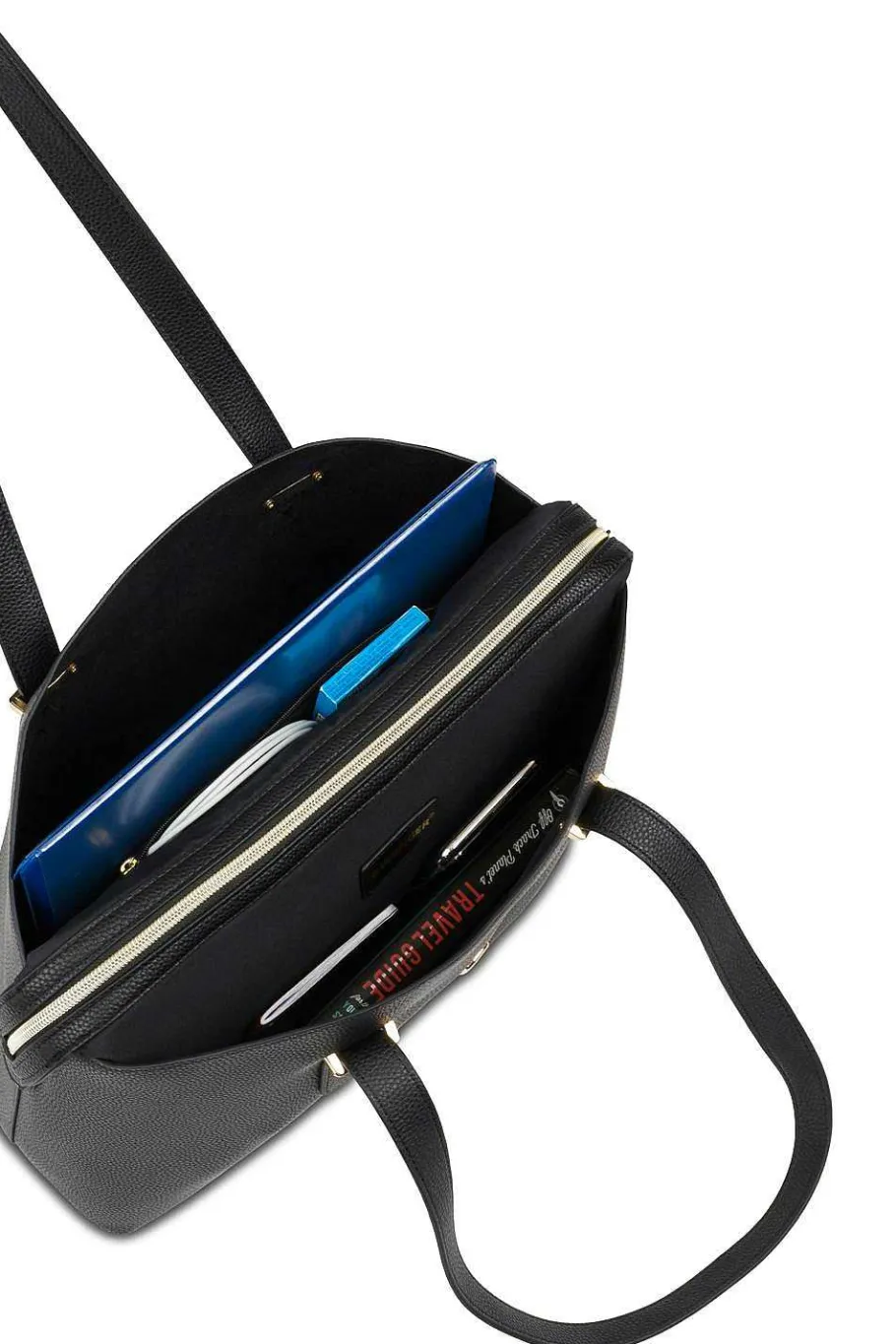 New SWISSGEAR Wenger Rosaelli 14 Inch Laptop Tote - Black/Sky Blue