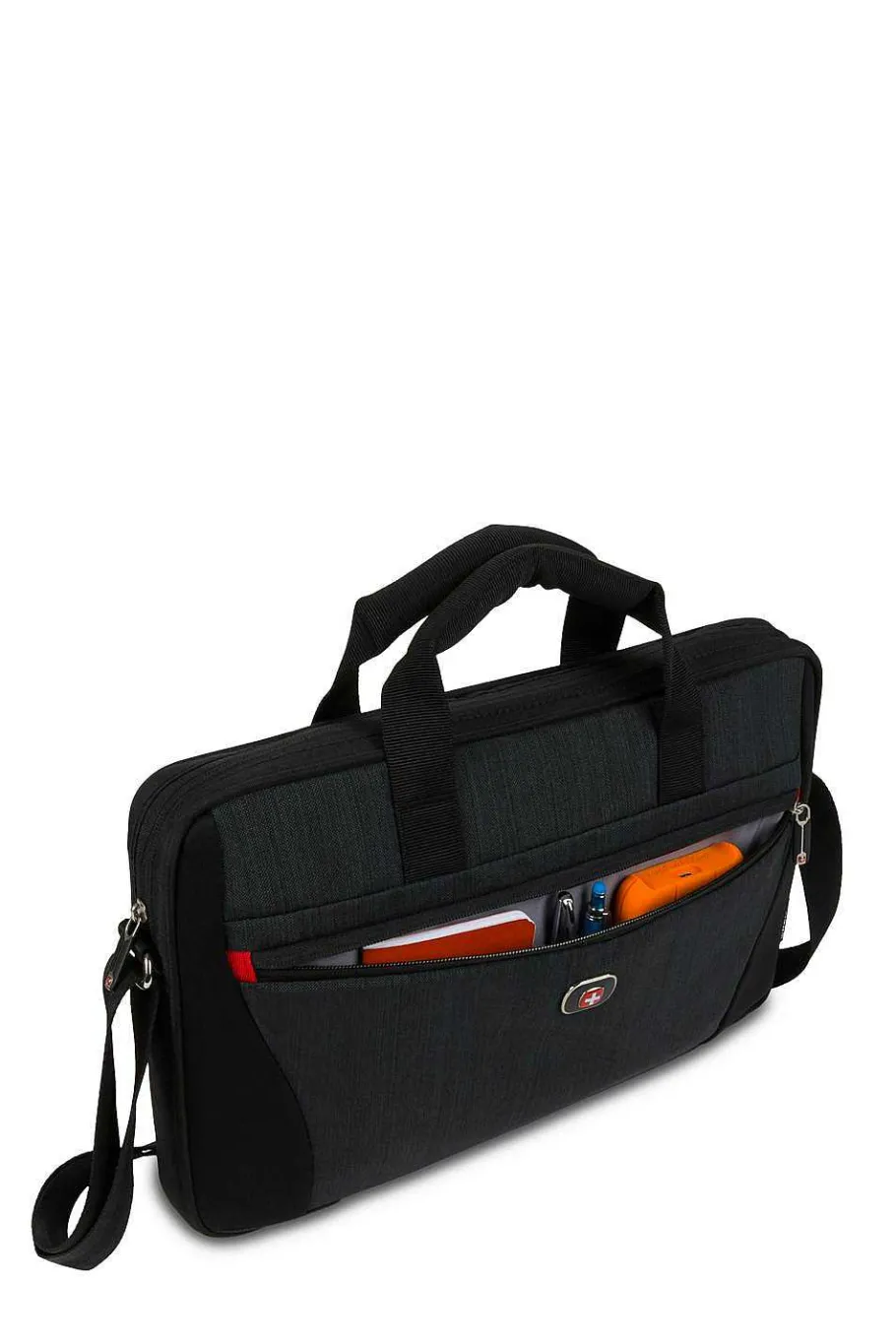 wenger_structure__inch_laptop_slimcase__dark_brushed_slate_4.webp Sale SWISSGEAR Wenger Structure 16 Inch Laptop Slimcase - Dark Brushed Slate