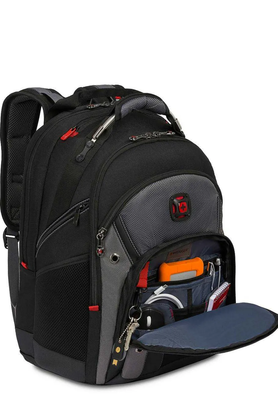 Sale SWISSGEAR Wenger Synergy Pro 16 Inch Laptop Backpack - Black/Gray