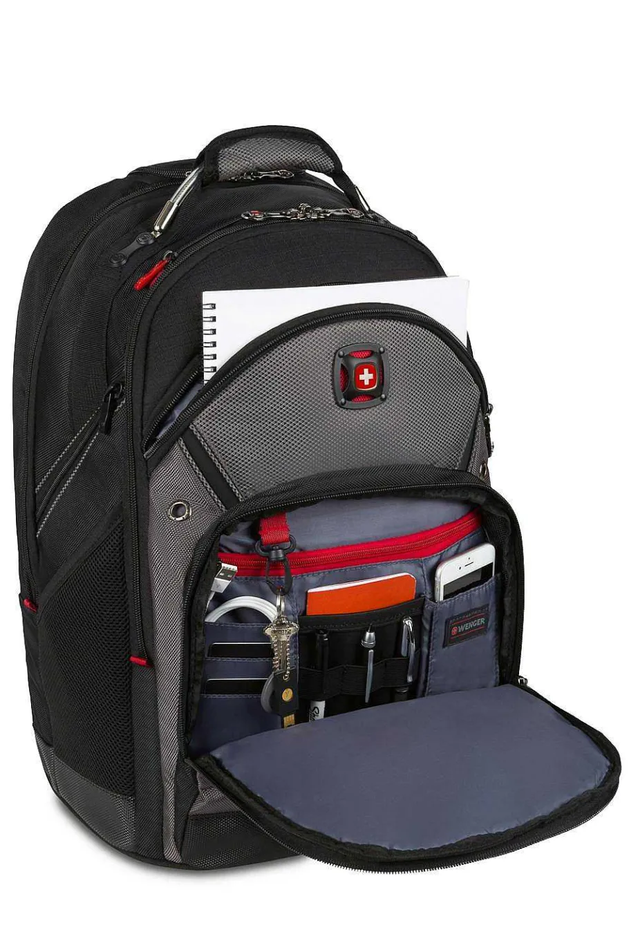 wenger_synergy_wheeled__inch_laptop_backpack__blackgray_10.webp Cheap SWISSGEAR Wenger Synergy Wheeled 16 Inch Laptop Backpack - Black/Gray
